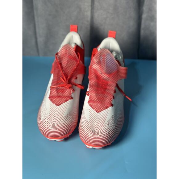 Under Armour Other - Under Armour Mens UA Highlight Hammer MC Football Cleats 3025085-100 Red White